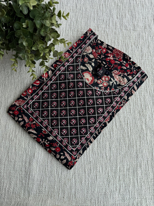 L size printed cotton Nighty