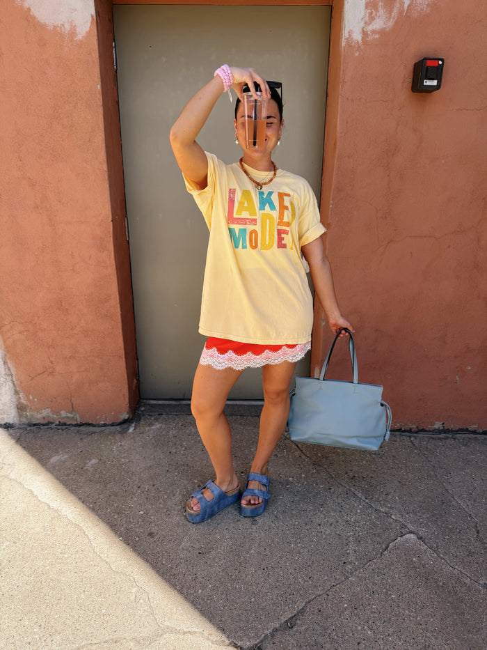 Lake Mode Butter Yellow Tee