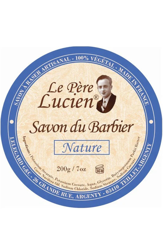 Le Père Lucien | Natural Unscented Shaving Soap 200g (New Formulation)