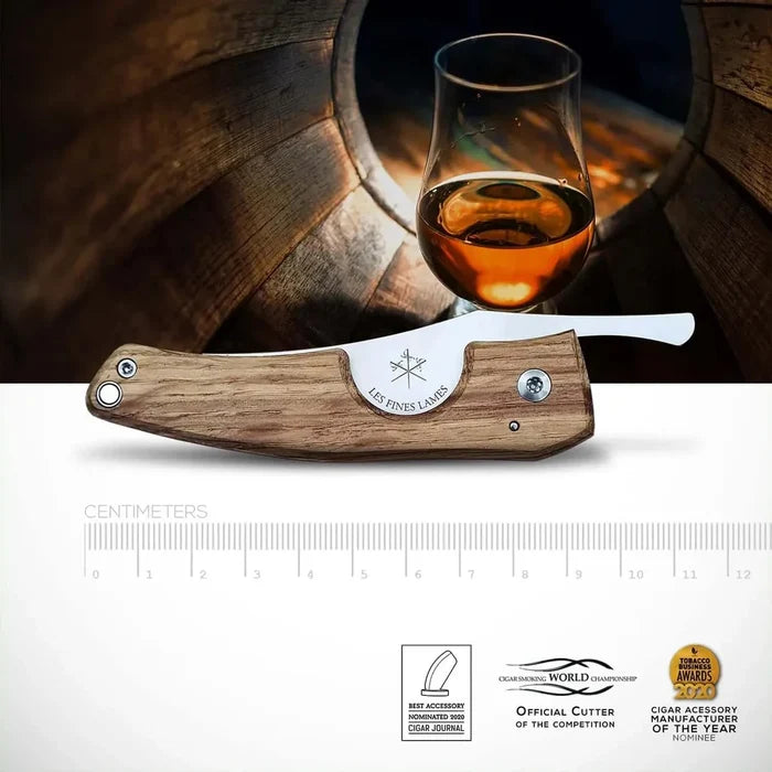 Les Fines Lames Cigar Cutter Le Petit Barrel Series Cognac - CC0201068