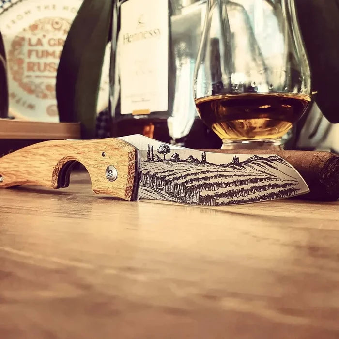 Les Fines Lames Cigar Cutter Le Petit Barrel Series Cognac - CC0201068