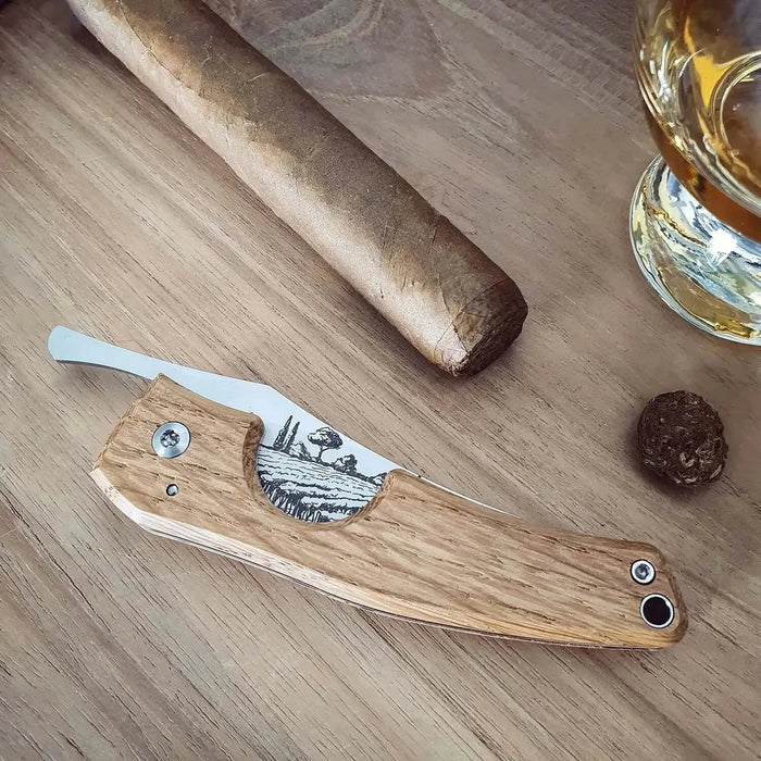 Les Fines Lames Cigar Cutter Le Petit Barrel Series Cognac - CC0201068