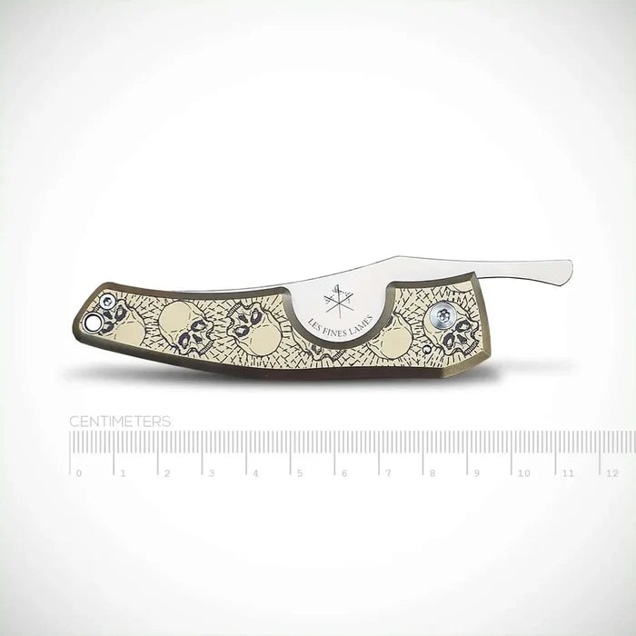Les Fines Lames Cigar Cutter Le Petit Brass Skulls - CC0203003