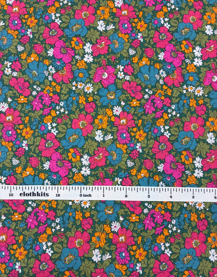 Liberty Fabrics Lasenby Quilting Cotton, Everlasting - Cosmos Song A