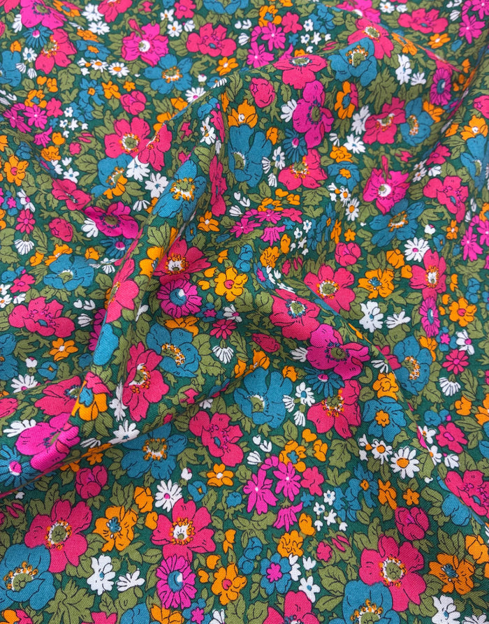 Liberty Fabrics Lasenby Quilting Cotton, Everlasting - Cosmos Song A
