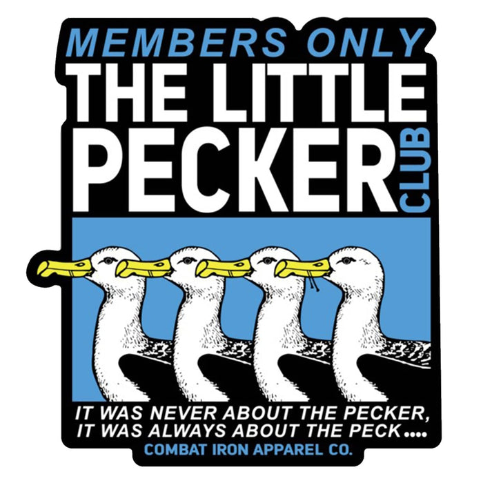 Little Pecker Club Only Members Decal