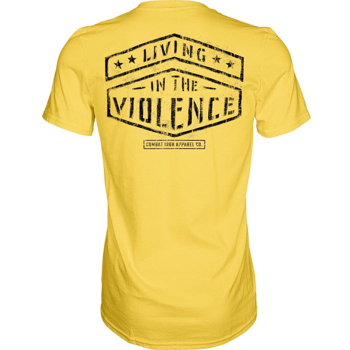 LIVING IN THE VIOLENCE MEN’S T-SHIRT