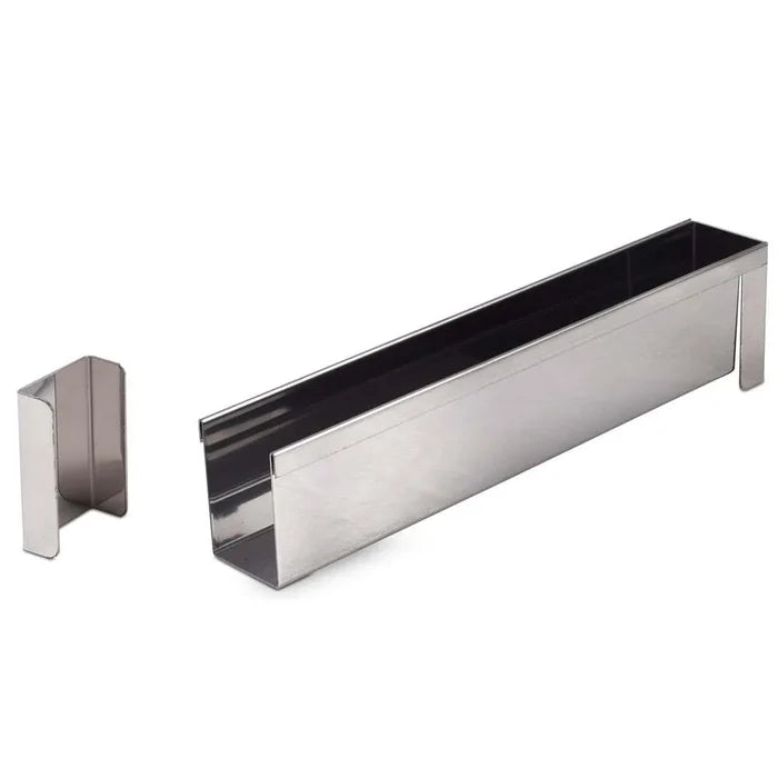 Long Loaf Mold with Removable Ends,and Non Stick Liner 
11.8 x1.6 x 2.2 inch-  Stainless Steel