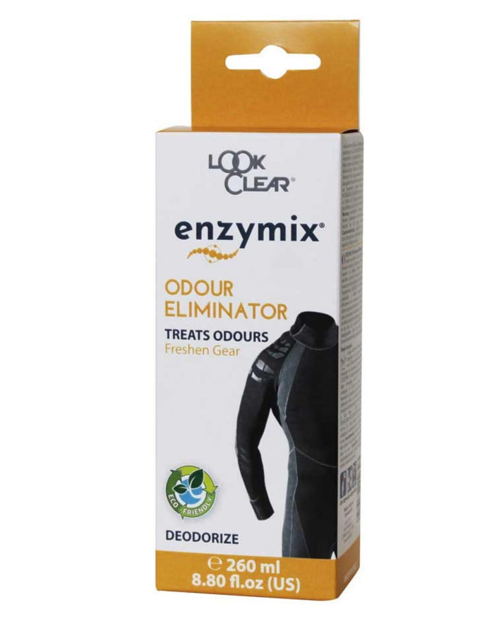 Look Clear Enzymix Odour Eliminator neoprene deodorizer bottle
