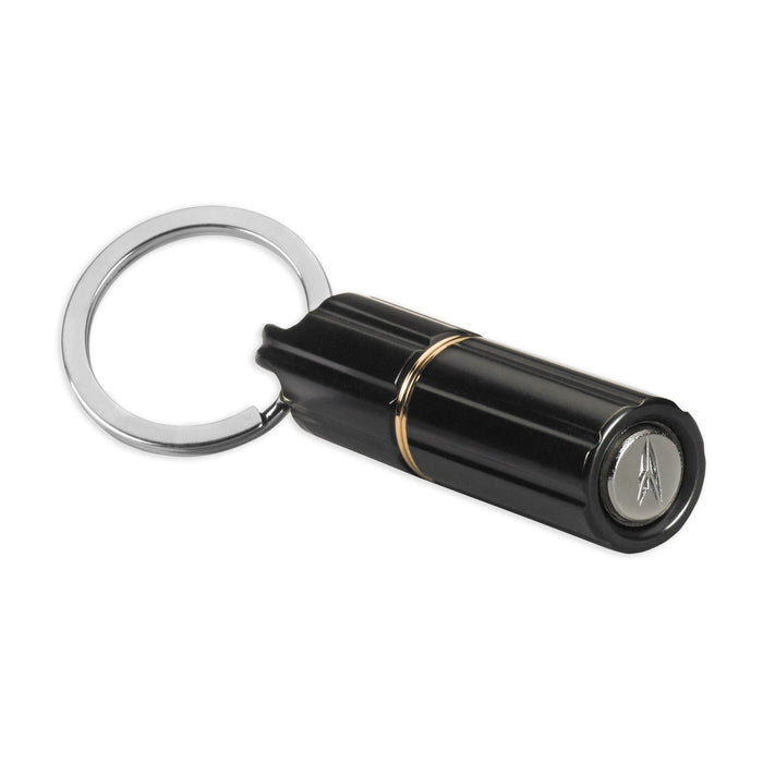 Lotus Cyclops Black Matte/Gold Punch Cigar Cutter - 24-CC01