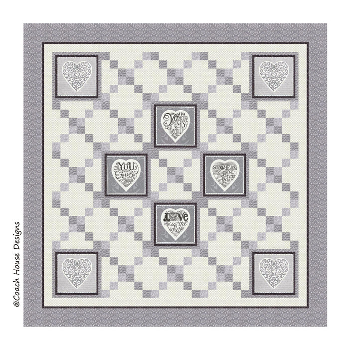 Love is the Key Quilt Pattern