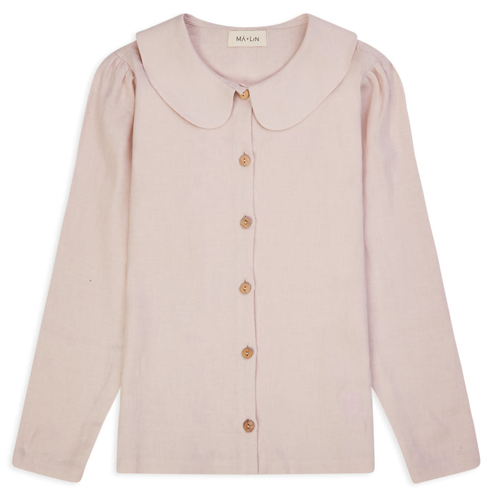 Má + Lin Claudine Linen Blouse - Primrose