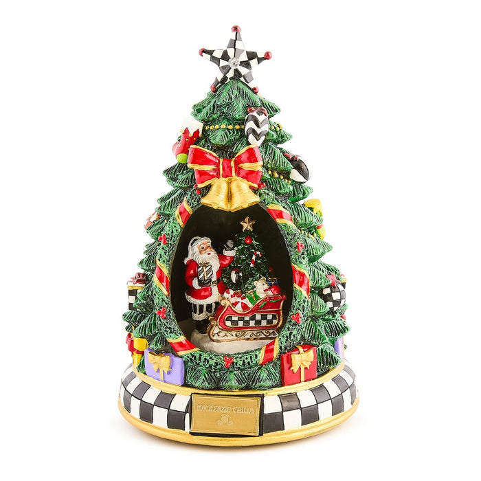 Mackenzie-Childs - Courtly Christmas Tree & Santa Musical