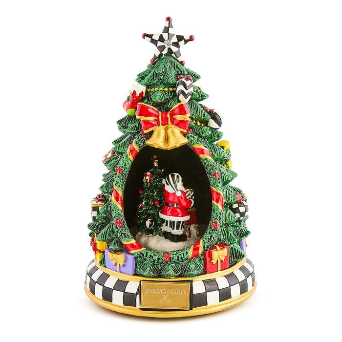 Mackenzie-Childs - Courtly Christmas Tree & Santa Musical