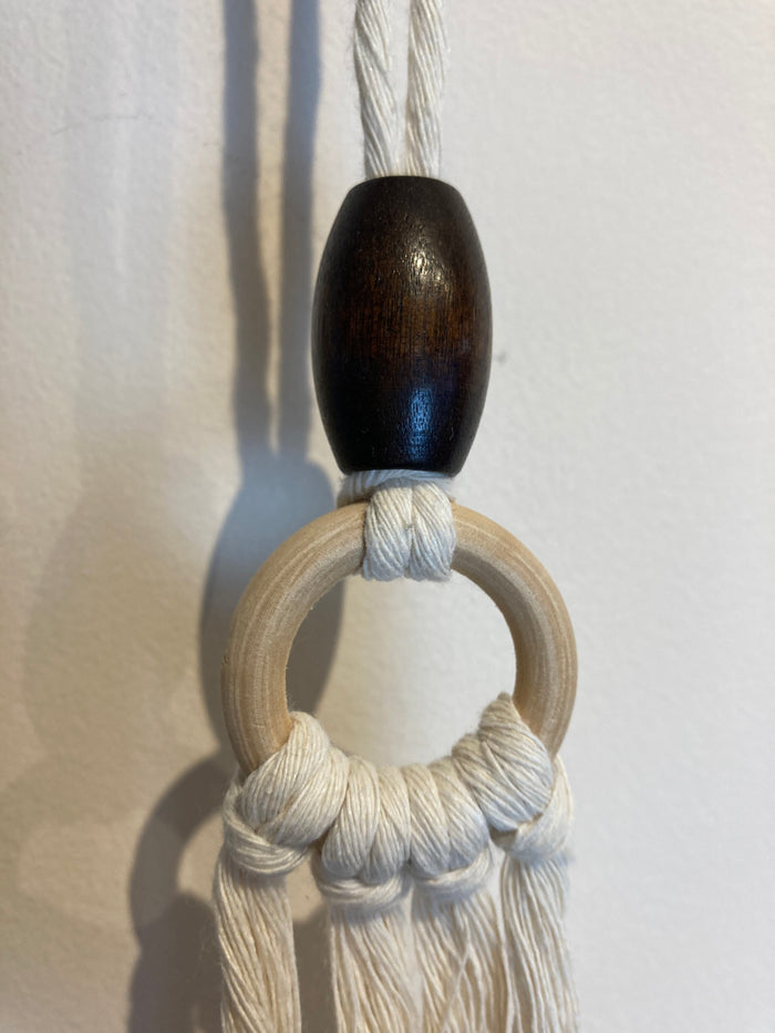 Macramé Hanging Car Essential Oil Diffuser - Canadian Hemp -