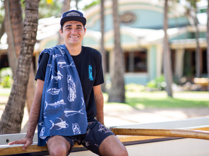 Mamaʻs Print Microfiber Towel