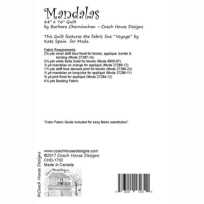 Mandalas Quilt Pattern