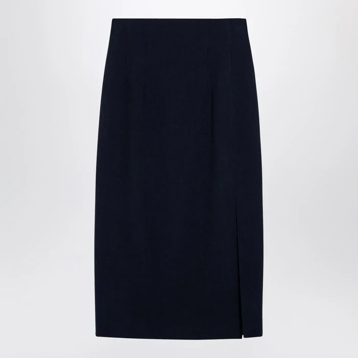 Margaux Lönnberg - Navy blue wool-blend Marlo skirt Brand Skirts 34  FR