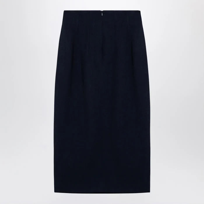 Margaux Lönnberg - Navy blue wool-blend Marlo skirt Brand Skirts 34  FR