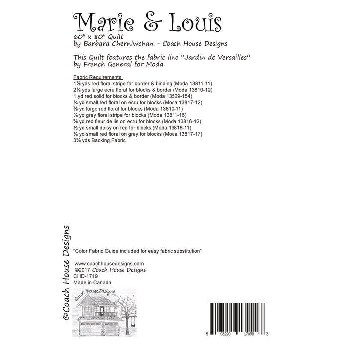 Marie & Louis Quilt Pattern