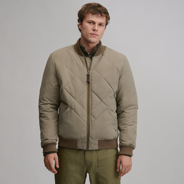 Men's 1936 Skyliner Model Down Jacket-Mushroom-1
