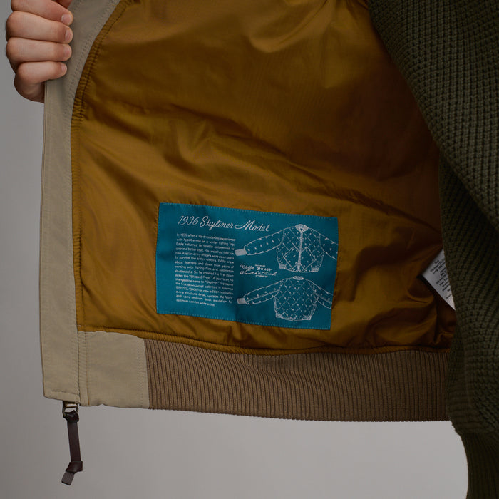 Men's 1936 Skyliner Model Down Jacket-Mushroom-6