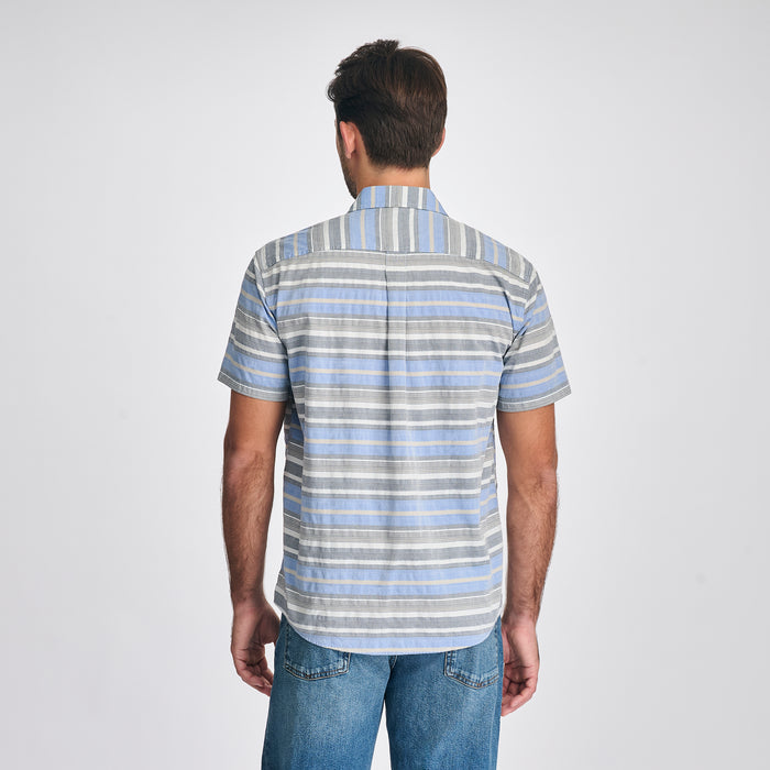Men's Camano Dobby Shirt-Tile Blue-2