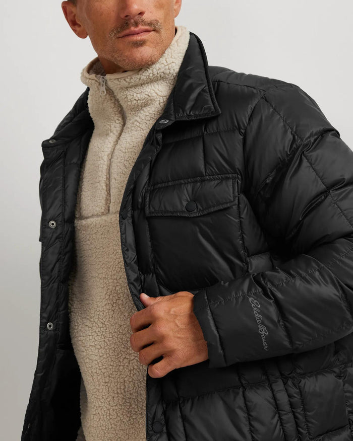Men's CirrusLite Down Shirt Jacket-Black-Regular-4
