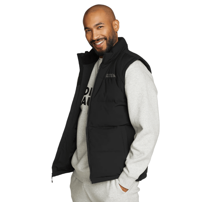 Men's Essential Down Vest-Black-Regular-2