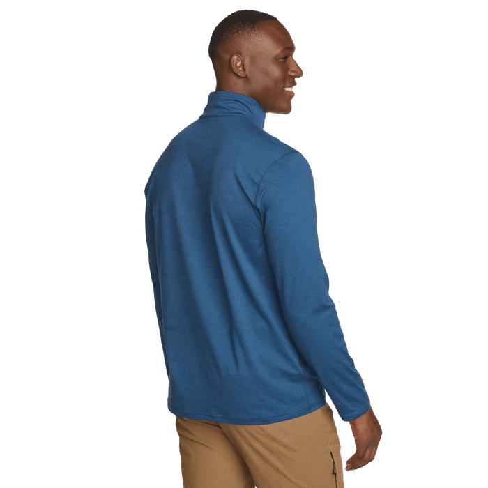 Men's Mountain Trek 1/2-Zip Mock-Dark Blue-Regular-2
