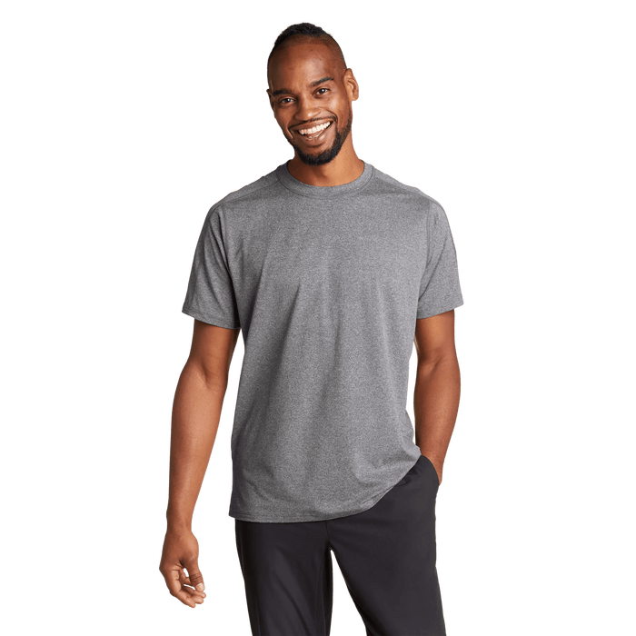 Men's Mountain Trek Short-Sleeve T-Shirt-Med Htr Gray-Regular-13