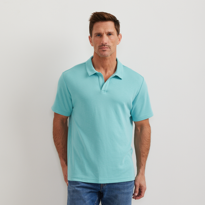 Men's SS Journey Modal Polo-Surf-Regular-C1