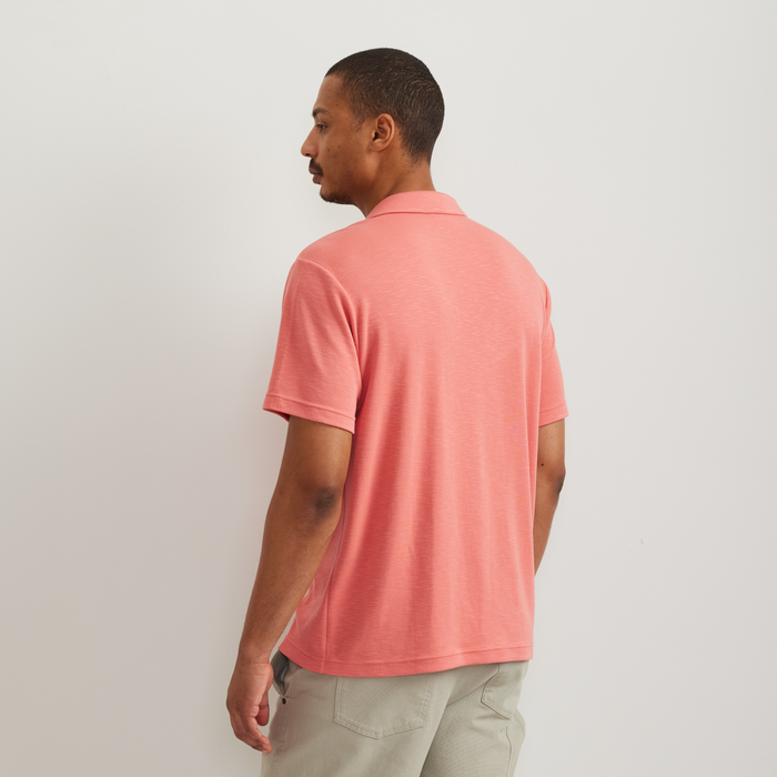 Men's SS Journey Modal Polo-Tangelo-Regular-F1