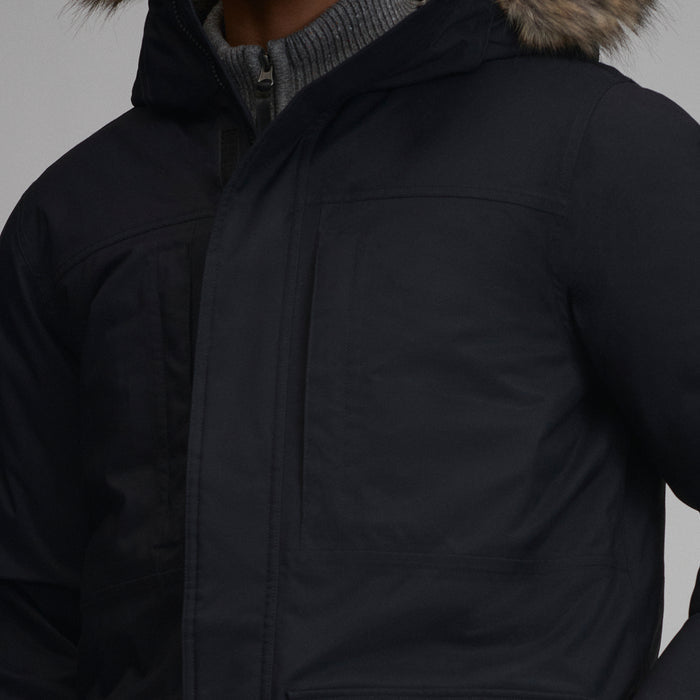 Men's Superior Down Waterproof Hooded Parka-Black-3
