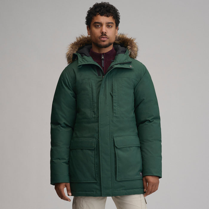 Men's Superior Down Waterproof Hooded Parka-Dark Mint-7