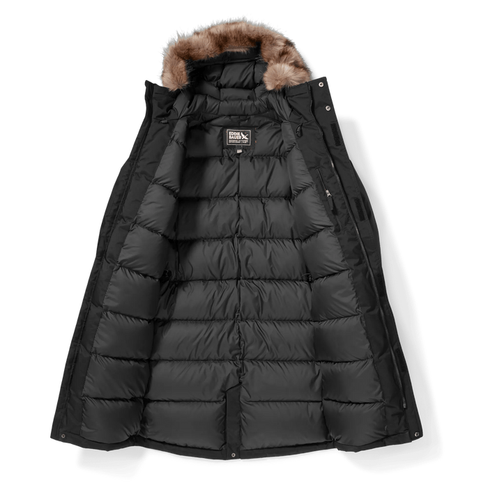 Men's Superior Down Waterproof Hooded Stadium Coat-Black-Regular-2