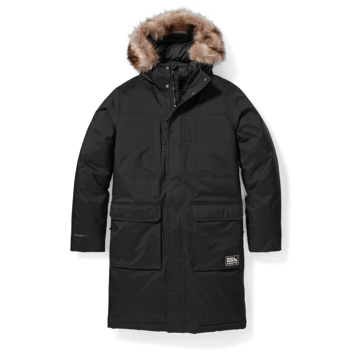 Men's Superior Down Waterproof Hooded Stadium Coat-Black-Regular-4