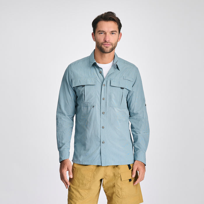 Men's UPF Guide 2.0 Long-Sleeve Shirt-Patina-1