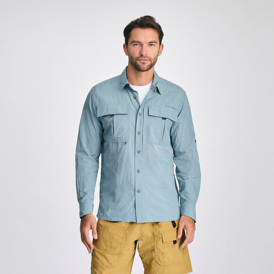 Men's UPF Guide 2.0 Long-Sleeve Shirt-Patina-1