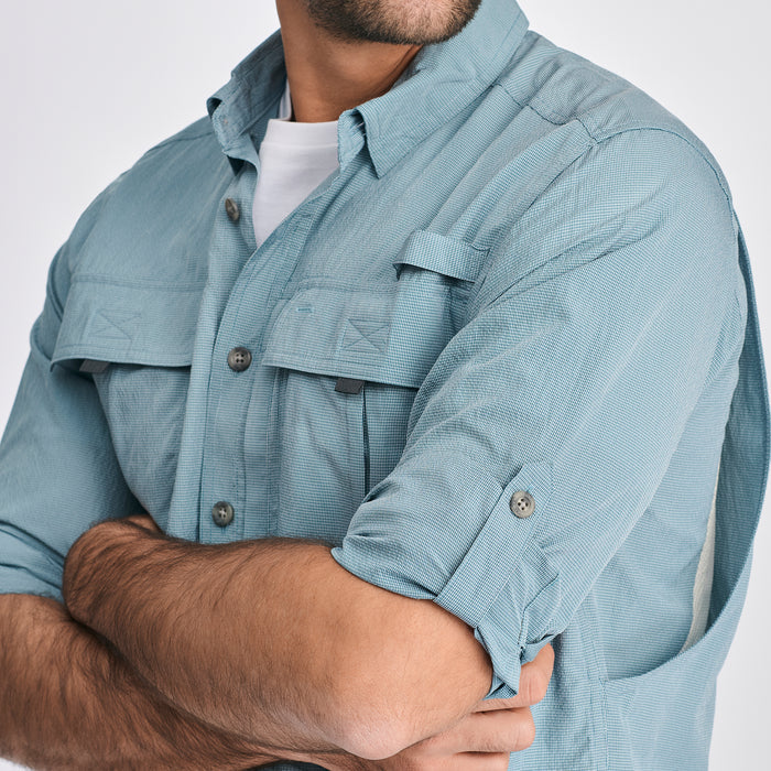 Men's UPF Guide 2.0 Long-Sleeve Shirt-Patina-3