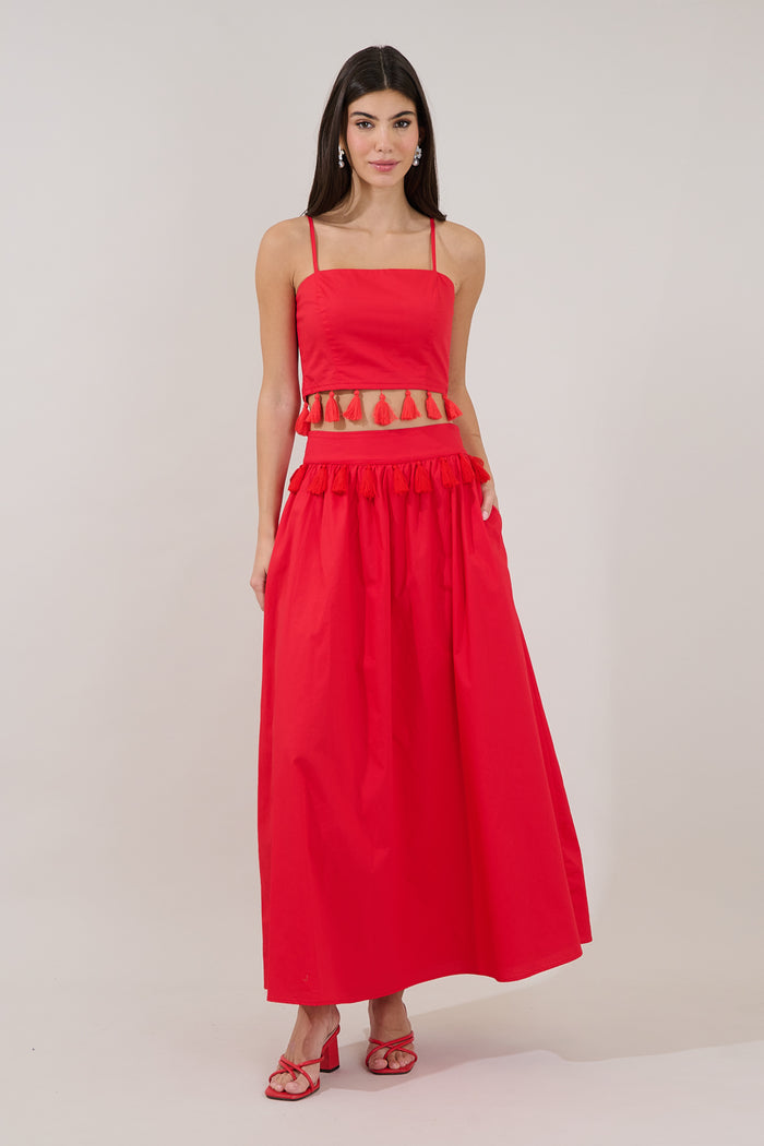 Merony Tassel Trim Cami Top
