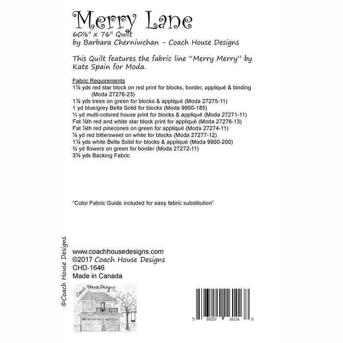 Merry Lane Quilt Pattern