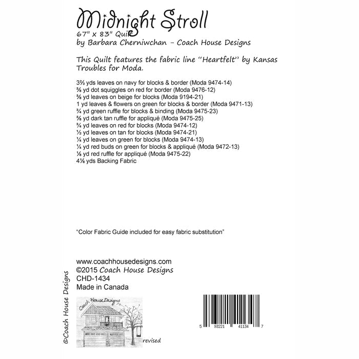Midnight Stroll Quilt Pattern