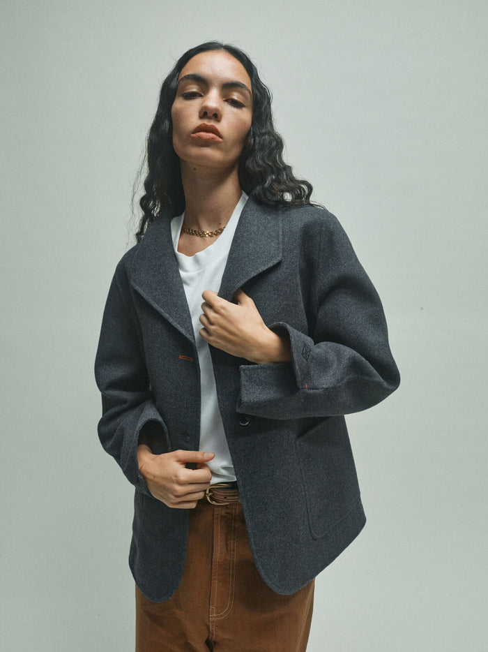 Modelshot / Grey Melange / Detail