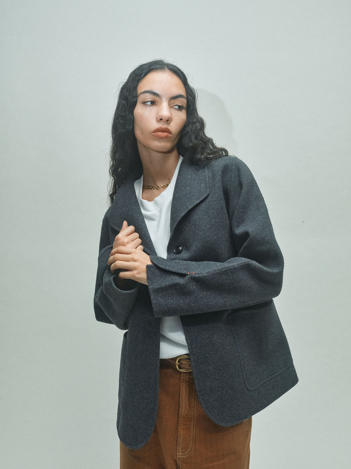Modelshot / Grey Melange / Detail