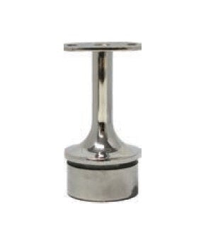 MOD 50 - ROUND 316 STAINLESS STEEL RAIL SUPPORT - FIXED FLAT SADDLE - Image 1