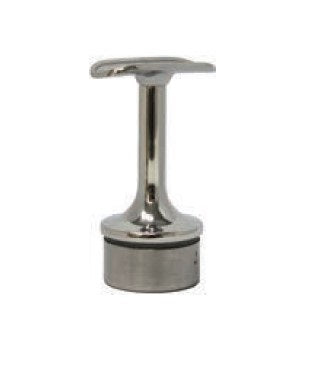 MOD 50 - ROUND 316 STAINLESS STEEL RAIL SUPPORT FIXED CURVED SADDLE - Image 1