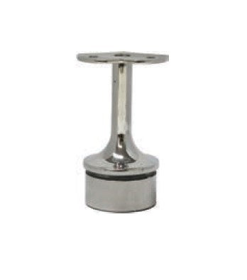 MOD 50 - ROUND 316 STAINLESS STEEL RAIL SUPPORT FIXED FLAT 135 Degrees SADDLE - Image 1