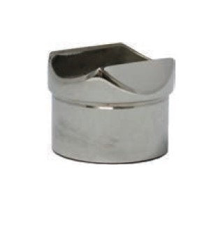 MOD 50 - ROUND 316 STAINLESS STEEL TAPERED RAIL SUPPORT - Image 1