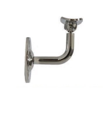 MOD 50 - ROUND 316 STAINLESS STEEL WALL SUPPORT SWIVEL CURVED SADDLE - Image 1